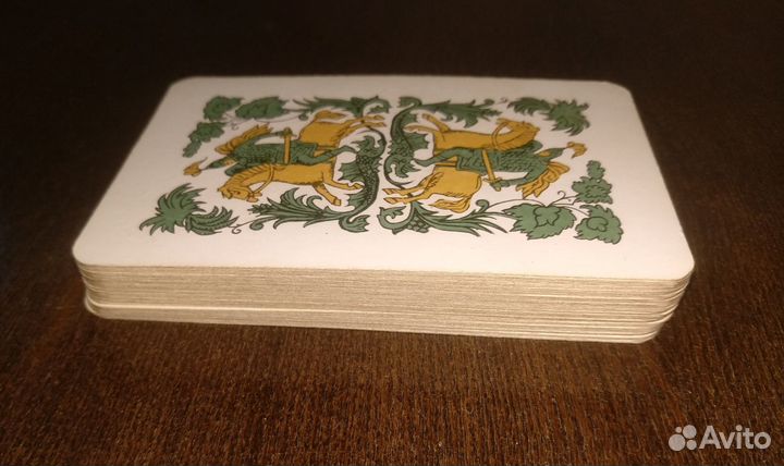 Игральные карты СССР сувенирные атласные