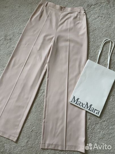 Брючный костюм Max Mara, шёлк, хлопок, р.M