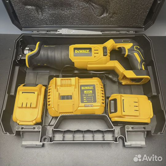 Аккумуляторная сабельная пила dewalt 24 V 2АКБ DCS