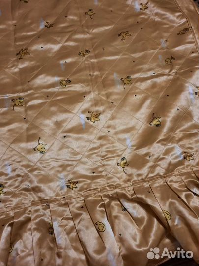 Шторы и покрывало в детскую комнату