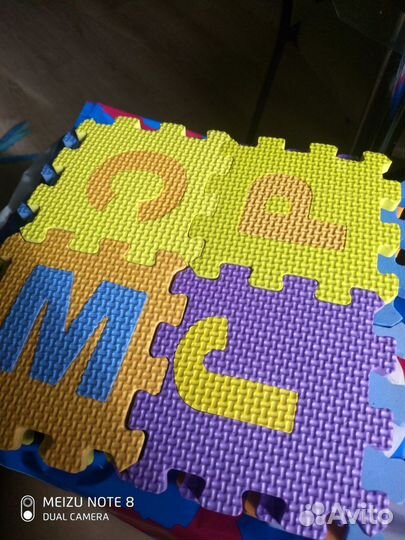 Пазл Коврик детский, мягкий