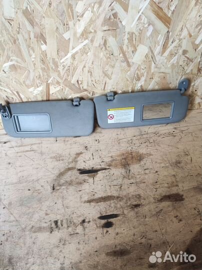 Солнцезащитные козырьки Hyundai solaris 1