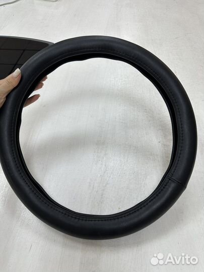 Чехол на руль кожаный