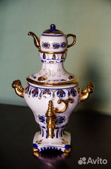 Самовар с чайничком «Олимпийский» экспортный 1980г