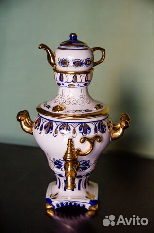 Самовар с чайничком «Олимпийский» экспортный 1980г