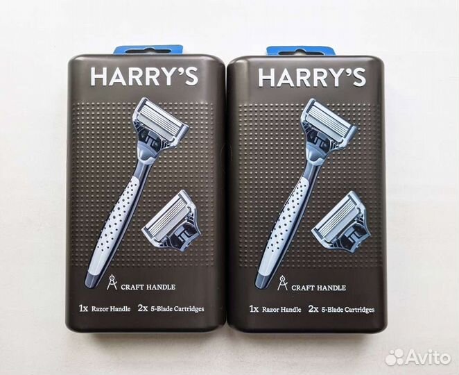 Набор станок Harry's Craft Handle и 2 картр из США