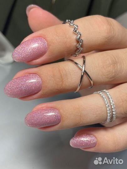 Маникюр, Наращивание, Гель-лак