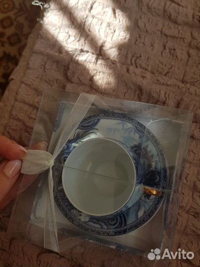 Подарочный набор кружка-блюдце