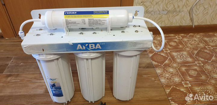 4х ступенчатый фильтр для воды (обратный осмос)