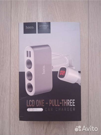 Разветвитель прикуривателя Hoco Z13 3+2 USB