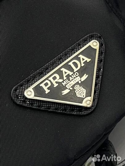 Сумка поясная мужская Prada&Adidas нейлоновая