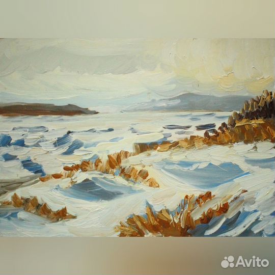 Картина этюд масло