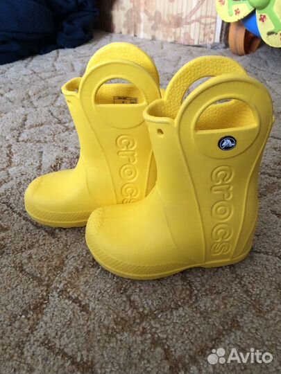 Резиновые сапоги crocs c8