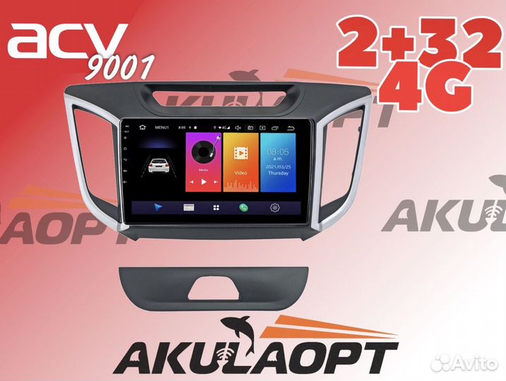 Магнитола Hyundai Creta 2016+