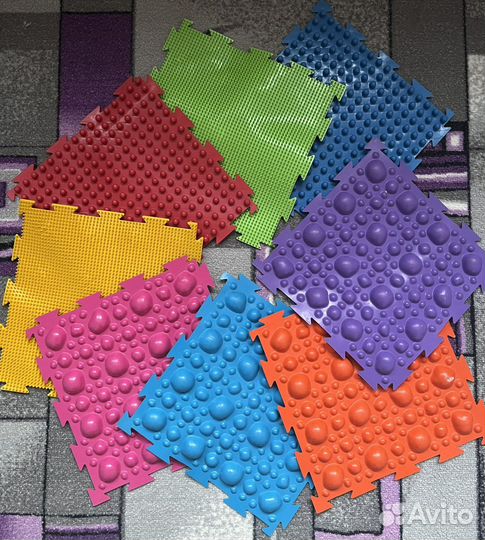 Массажный развивающий коврик Ортодонт + )