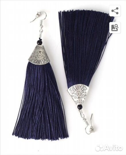 Серьги-кисти