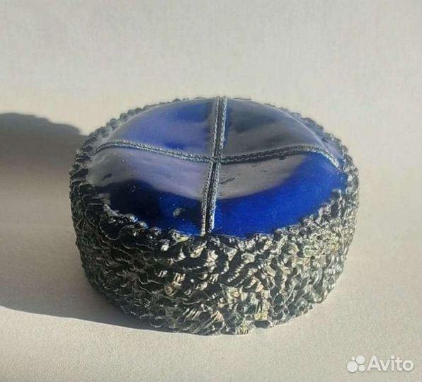 Солонка серебро эмаль 1А 84