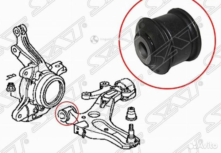 Сайлентблок рычага Honda airwave Partner ST51360SLA033B