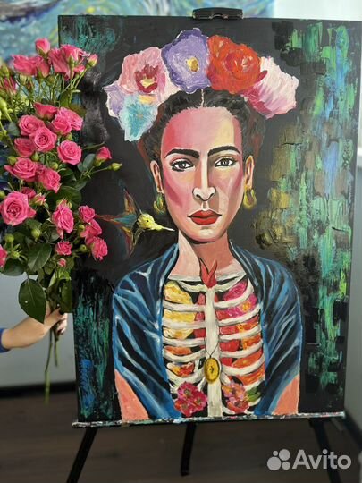 Картина акрилом на холсте