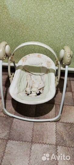 Детские электронные качели для новорожденных