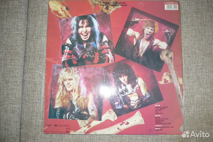 LP W.A.S.P (wasp) 1984 winged assassins germany