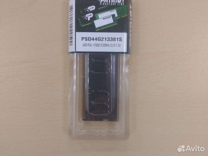 Оперативная память Patriot ddr 4GB sodimm