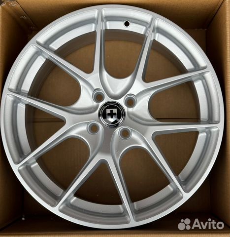 Диски HRE P101 R17 4x100 серебро на Рио и Солярис купить в Москве | Авито