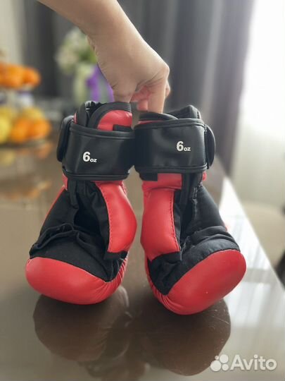 Боксерские перчатки детские 6 oz