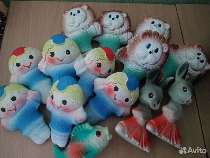 Новые резиновые игрушки СССР
