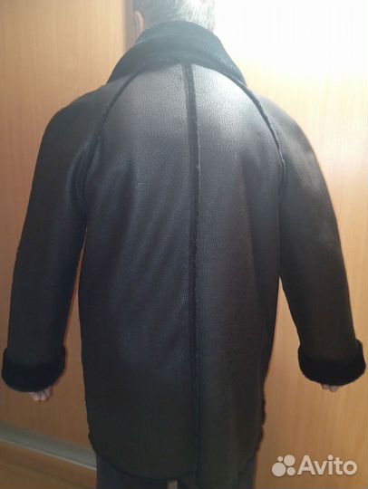 Дубленка мужская эко мех