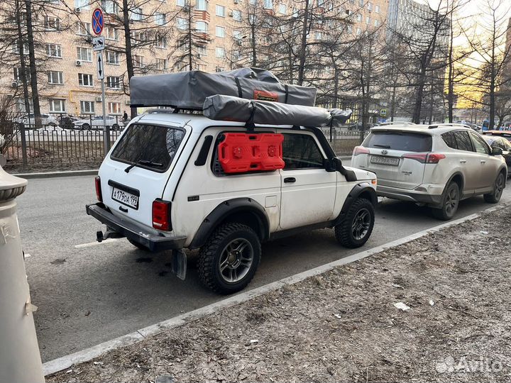 Защита стекла Нива 2121, молле Rhino4x4Gear