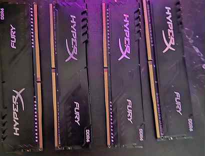 HyperX Fury ddr4 8x32gb