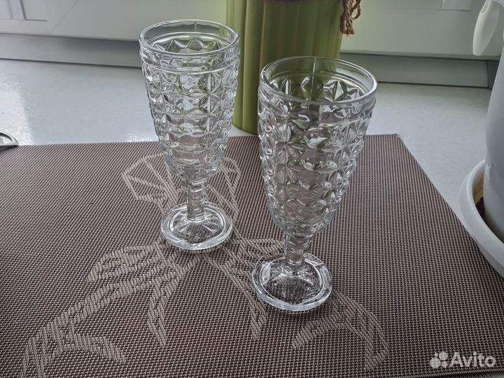 Бокалы стильные 16шт