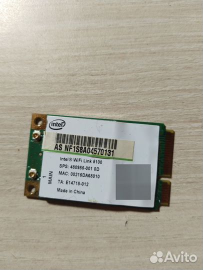 Модуль Intel wifi link 5100