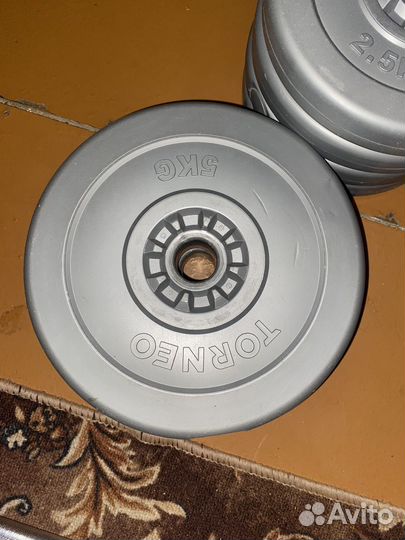 Спортивные блины и гриф