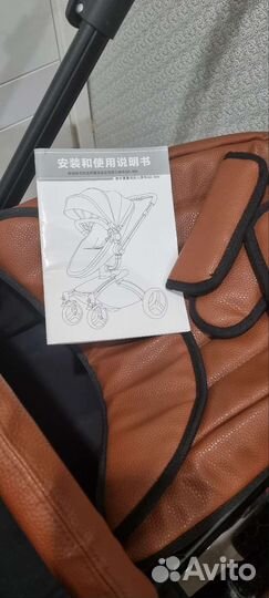 Детские коляски 3 в 1 из эко кожи