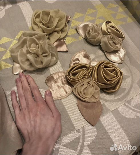 Искусственные цветы, тканевые