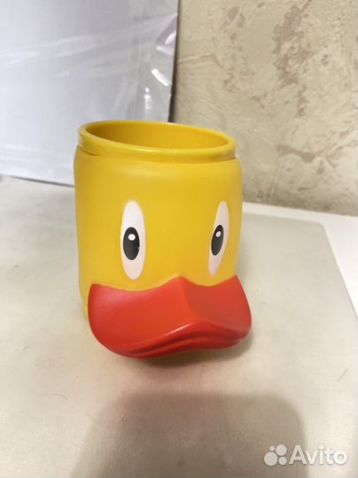 Подставка уточка-цыплёнок для карандашей и ручек