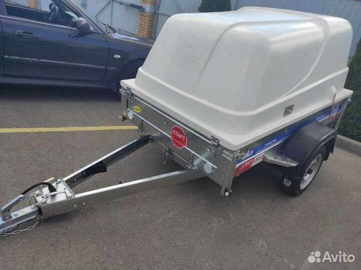 Прицеп Тавиалс с Пластиковой крышкой