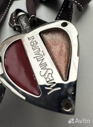 Ysl кулон брелок палетка помада блеск