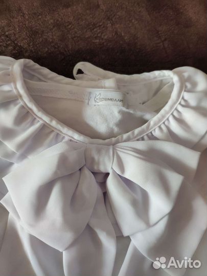 Блузки школьные 140