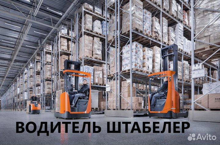 Водитель ричтрак штабелер вахта г.Домодедово