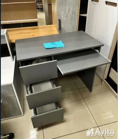 Стол компьютерный Челси графит