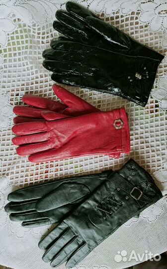 Перчатки нат.кожа р.6,5-7