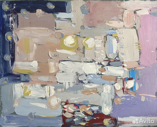 Большая картина маслом на холсте абстракция