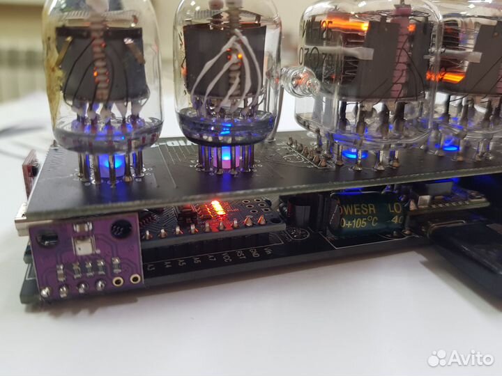 Часы(DIY) на 6 лампах ин-14,ин-12