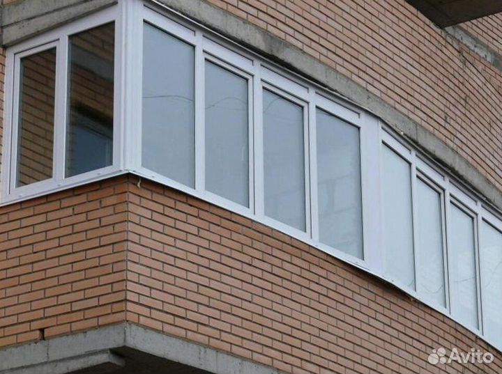 Остекление балконов и лоджий под ключ W9300
