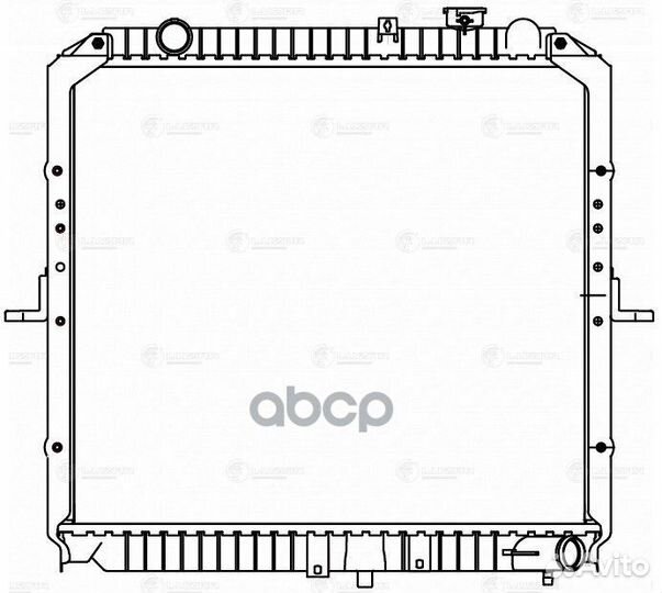 Радиатор охл. для а/м Kia K-Series (Bongo) (9 L