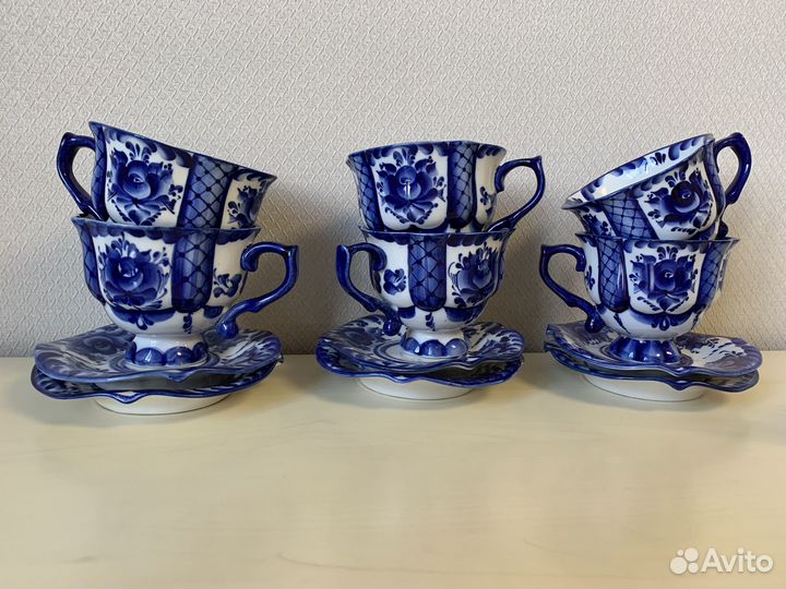 Чайный сервиз гжель