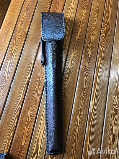 Шампура львы в кожаном чехле